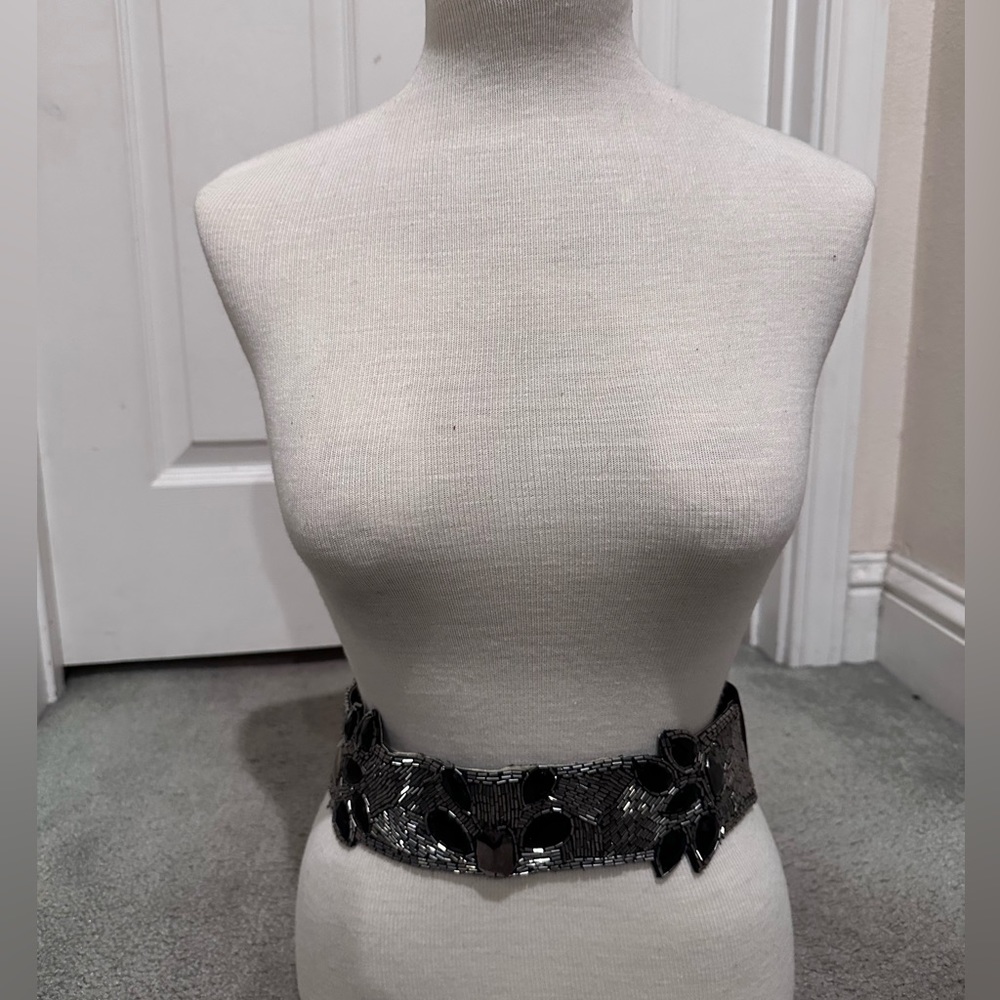 Beaded Snap on Belt